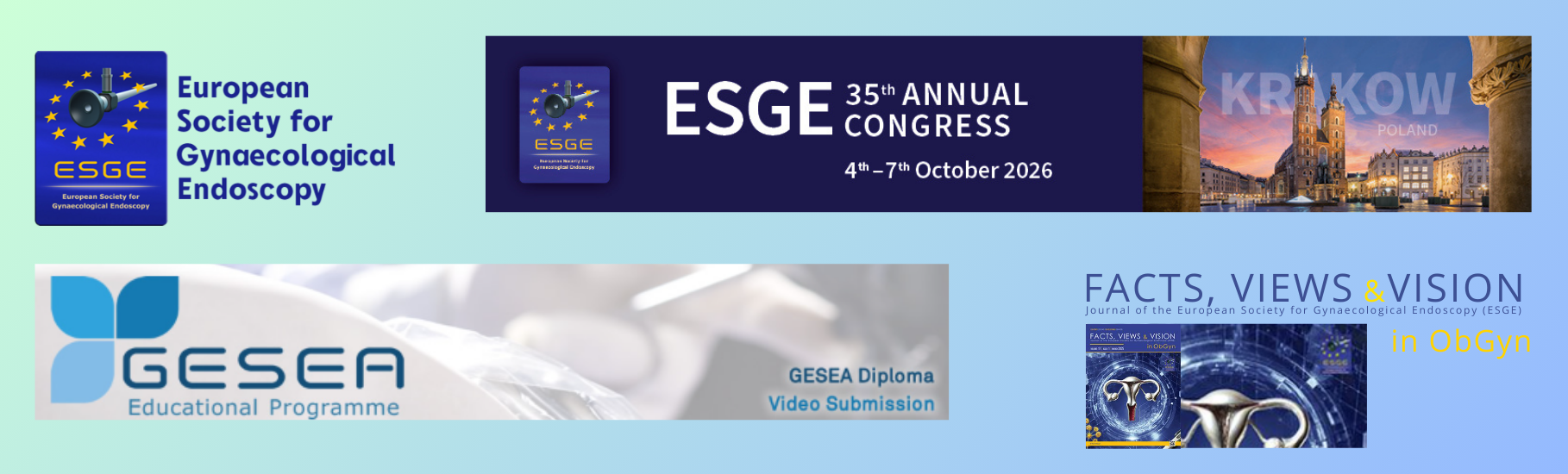 Congress banner ESGE 34